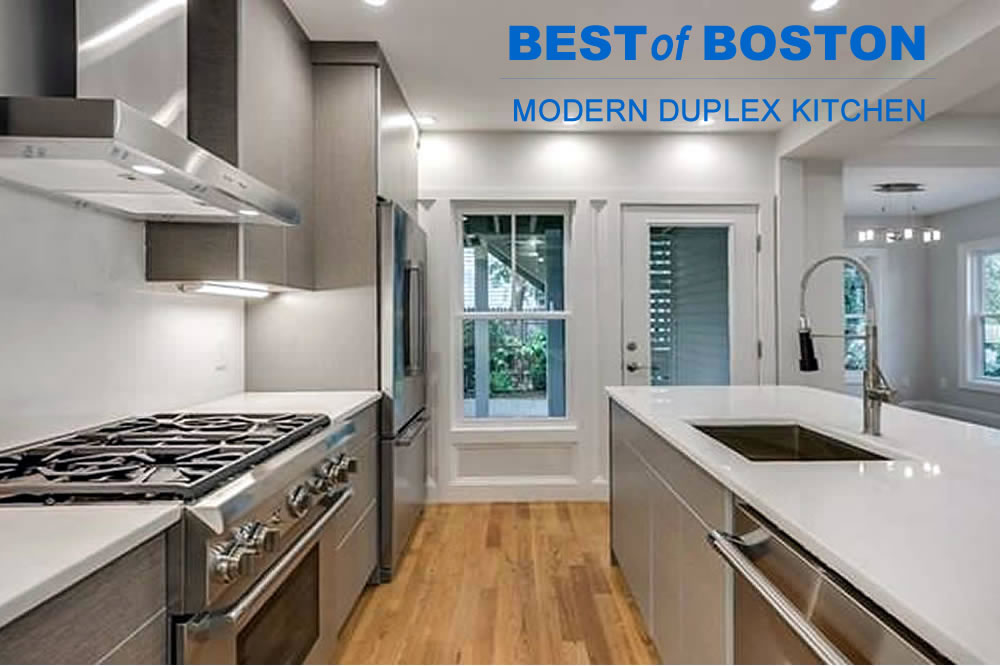 Modern Duplex Kitchen Boston