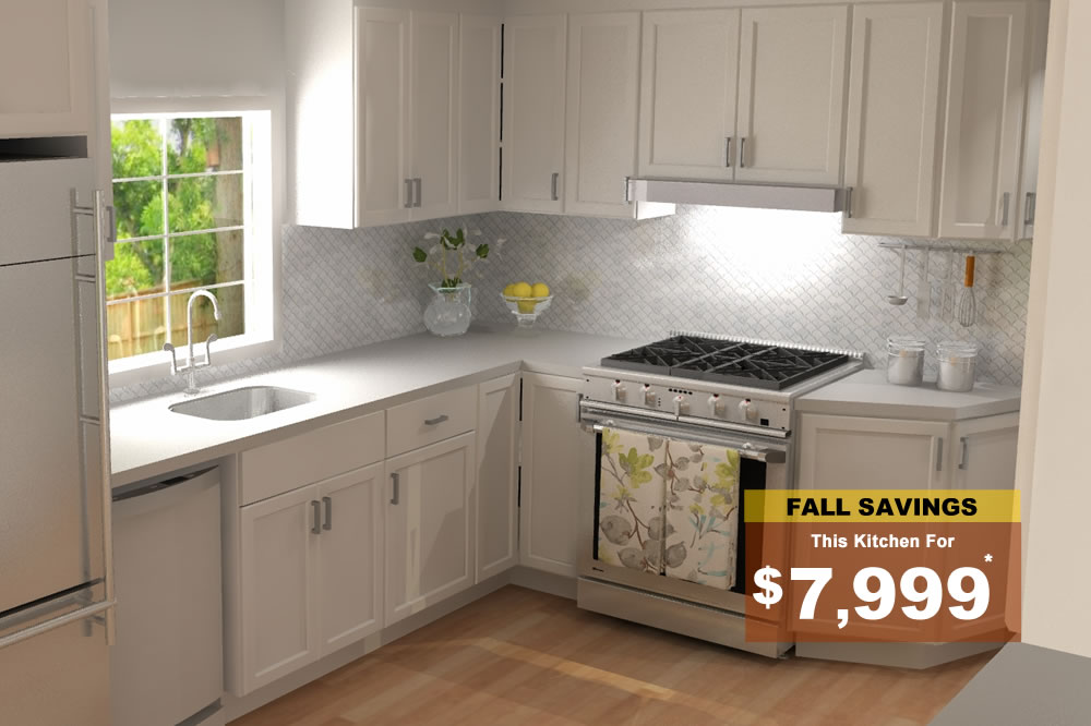 Renovate your kitchen for $7,999 low price